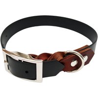 Leda - Hundehalsband Aus Biothane Und Fettleder Leda - Hundehalsband Aus Biothane Und Fettleder von LadyLeashes