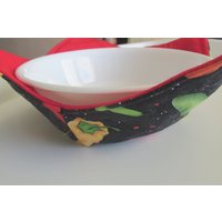 Mikrowellen-Schälchen Mit Pfeffermuster Wende-stoff-Heißauflage von LadybugAwesomeFinds