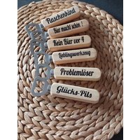 Bieröffner Flaschenöffner Holz Mit Spruch von Ladysbastelbude