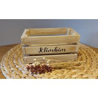 Holzkästchen Holzbox Eichenbox von Ladysbastelbude