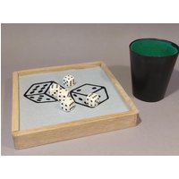 Würfelteller Würfelbrett Holz Deko Geschenkidee Würfelteller Würfelbrett Holz Deko Geschenkidee von Ladysbastelbude