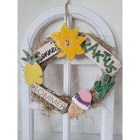 Kranz Dekokranz Türkranz Heukranz Naturkranz Trockenkranz Handarbeit Herbst Dekoration Garten Deko Handmade Landhaus von LaedchenWundervoll