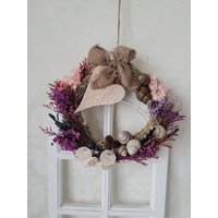 Kranz Dekokranz Türkranz Heukranz Naturkranz Trockenkranz Handarbeit Herbst Dekoration Garten Deko Handmade Landhaus von LaedchenWundervoll