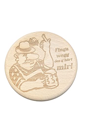Lädla Juice Holzdeckel Bayernmann Biergarten Deckel von Lädla Juice