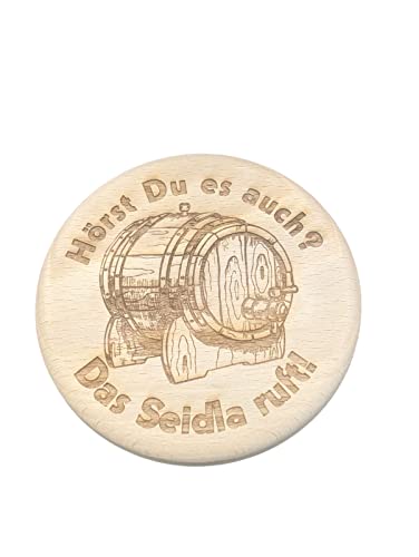 Lädla Juice Insektenschutz Biergartendeckel hörst du es auch das Seidla ruft! von Lädla Juice
