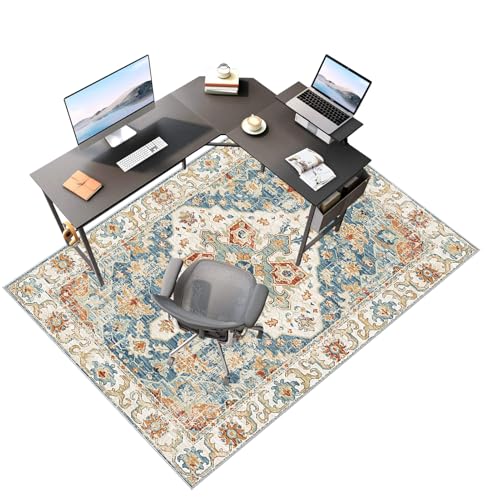 200 x 230 cm Bodenschutzmatte, Unterlage Schreibtischstuhl, Gaming Bodenschutzmatte für Hartböden, Parkett, Fliesen, rutschfeste Gaming Teppich, Mehrzweck-Stuhlteppich für zu Hause 200 x 230 cm Bodenschutzmatte, Unterlage Schreibtischstuhl, Gaming Bodenschutzmatte für Hartböden, Parkett, Fliesen, rutschfeste Gaming Teppich, Mehrzweck-Stuhlteppich für zu Hause von Laegnfho