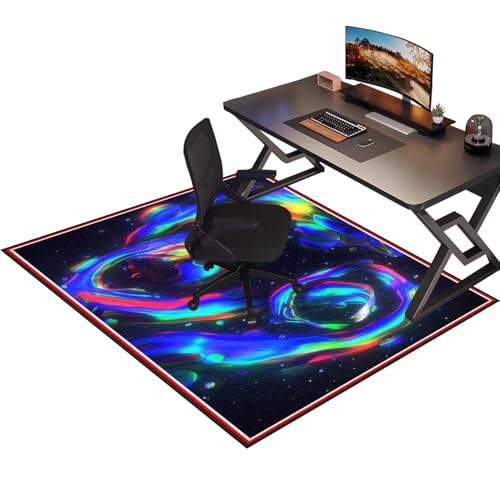 Bürostuhl Unterlage Bodenschutzmatte, Gaming Teppich Stuhlunterlage, Gaming Stuhl Unterlage, Schreibtisch Gaming Stuhlmatten, Rutschfester Mehrzweck-Stuhlteppich für zu Hause 100 x 140 cm Bürostuhl Unterlage Bodenschutzmatte, Gaming Teppich Stuhlunterlage, Gaming Stuhl Unterlage, Schreibtisch Gaming Stuhlmatten, Rutschfester Mehrzweck-Stuhlteppich für zu Hause 100 x 140 cm von Laegnfho