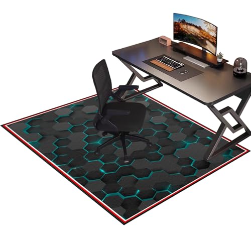 Bürostuhl Unterlage Bodenschutzmatte, Gaming Teppich Stuhlunterlage, Gaming Stuhl Unterlage, Schreibtisch Gaming Stuhlmatten, Rutschfester Mehrzweck-Stuhlteppich für zu Hause 70 x 100 cm Bürostuhl Unterlage Bodenschutzmatte, Gaming Teppich Stuhlunterlage, Gaming Stuhl Unterlage, Schreibtisch Gaming Stuhlmatten, Rutschfester Mehrzweck-Stuhlteppich für zu Hause 70 x 100 cm von Laegnfho