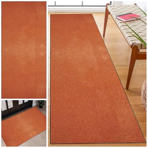 Teppich Flur Läufer Küchenteppich Rutschfest Waschbar Küchen Läufer Teppiche 60 x 90 cm Entryway Runner Teppich Läuferteppiche für Flur Fußmatte Lang Teppichläufer für Wohnzimmer Schlafzimmer von Laegnfho
