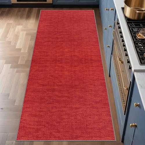 Teppich Läufer Flur rutschfest, Waschbar Kurzflor Küchenläufer, Langer Läufer Korridor Teppich 100 x 530 cm Läufer Teppich Eingangsbereich Innen für Flur, Schlafzimmer, Küche, Eingang Teppich Läufer Flur rutschfest, Waschbar Kurzflor Küchenläufer, Langer Läufer Korridor Teppich 100 x 530 cm Läufer Teppich Eingangsbereich Innen für Flur, Schlafzimmer, Küche, Eingang von Laegnfho