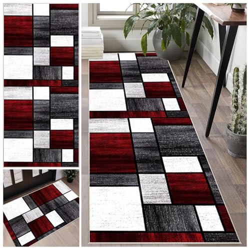 Teppich Läufer Flur rutschfest Langer Läufer Waschbar Kurzflor Küchenläufer, Korridor Teppich Läufer Teppich Eingangsbereich Innen 50 x 100 cm für Flur, Schlafzimmer, Küche, Eingang Teppich Läufer Flur rutschfest Langer Läufer Waschbar Kurzflor Küchenläufer, Korridor Teppich Läufer Teppich Eingangsbereich Innen 50 x 100 cm für Flur, Schlafzimmer, Küche, Eingang von Laegnfho