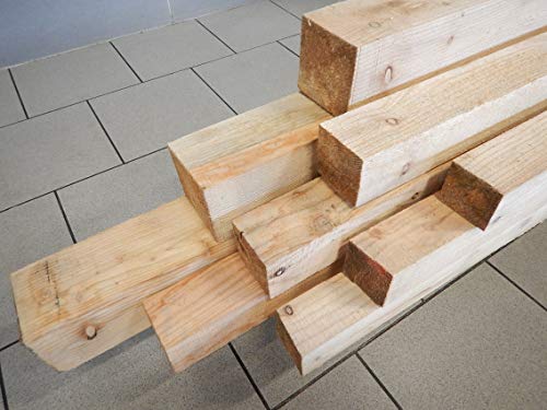LÄRCHE KANTHOLZ BALKEN PFOSTEN QUERRIEGEL HOLZ BAUHOLZ 50x50mm 40cm LÄNGE (10) von Lärche