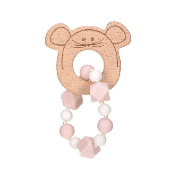 Lässig Baby Greifling, Beißhilfe  -Little Chums Hund,Katze oder Maus -tolles Geschenk von Lässig