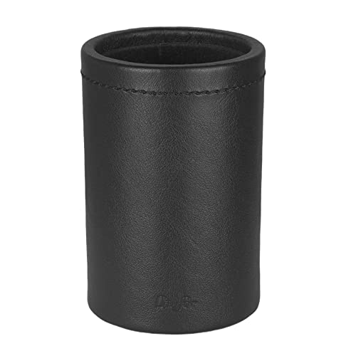 Läufer 36326 Modena Köcher, fein genarbtes Rindsleder, schwarz, Handgefertigt aus Echtleder in Deutschland, Stifteköcher aus Leder von Läufer