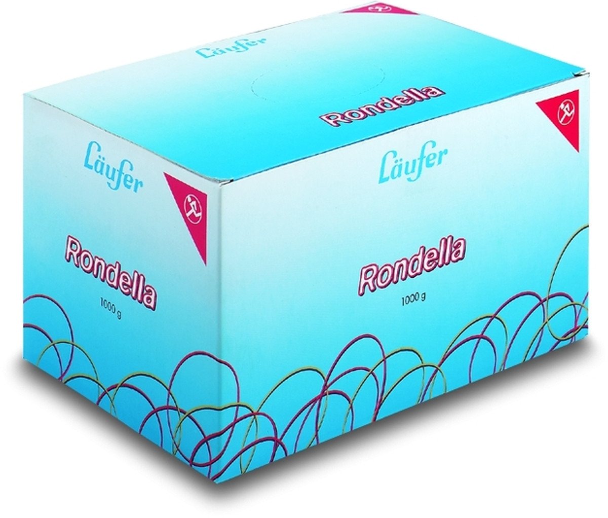 Läufer Gummibänder Gummiringe Rondella Nr. 13/85mm rot 1kg Läufer Gummibänder Gummiringe Rondella Nr. 13/85mm rot 1kg von Läufer