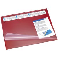 Läufer Schreibtischunterlage 65,0 x 52,0 cm rot von Läufer
