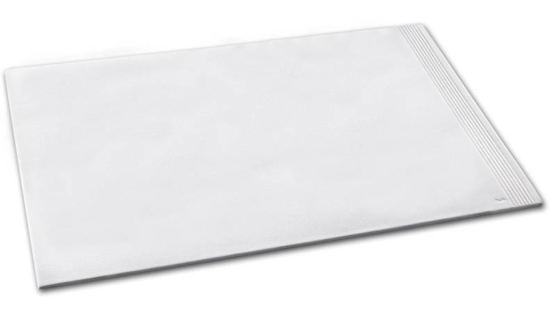 Läufer Tischaufsatz Schreibunterlage La Linea Leder weiß Läufer Tischaufsatz Schreibunterlage La Linea Leder weiß von Läufer