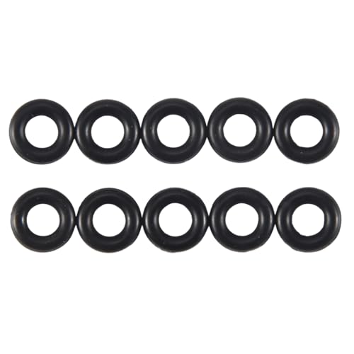 Lafeier 10 Stück schwarze Gummi-Öldichtung O-förmige Ringe Unterlegscheiben 8 x 4 2 mm von Lafeier
