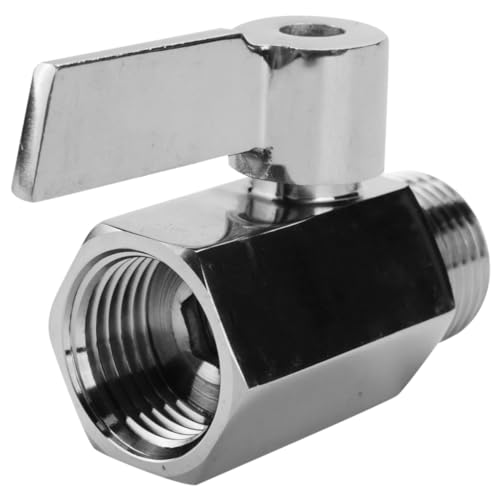 Lafeier Mini-Kugelhahn aus 304 Edelstahl (1,27 cm Innengewinde x Stecker), NPT-Gewinde, Wasserdurchflussregler-Regelventil von Lafeier