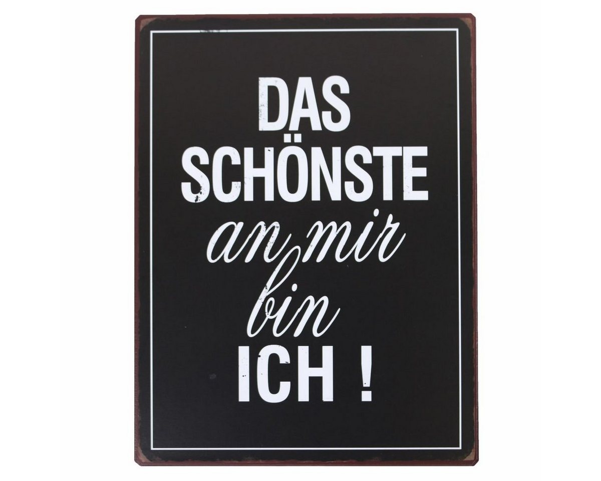 Lafinesse Metallschild LaFinesse - Das Schönste an mir bin ich! Metallschild, (Stück, 1 St) von Lafinesse