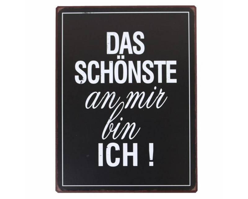 Lafinesse Metallschild LaFinesse - Das Schönste an mir bin ich! Metallschild, (Stück, 1 St) von Lafinesse