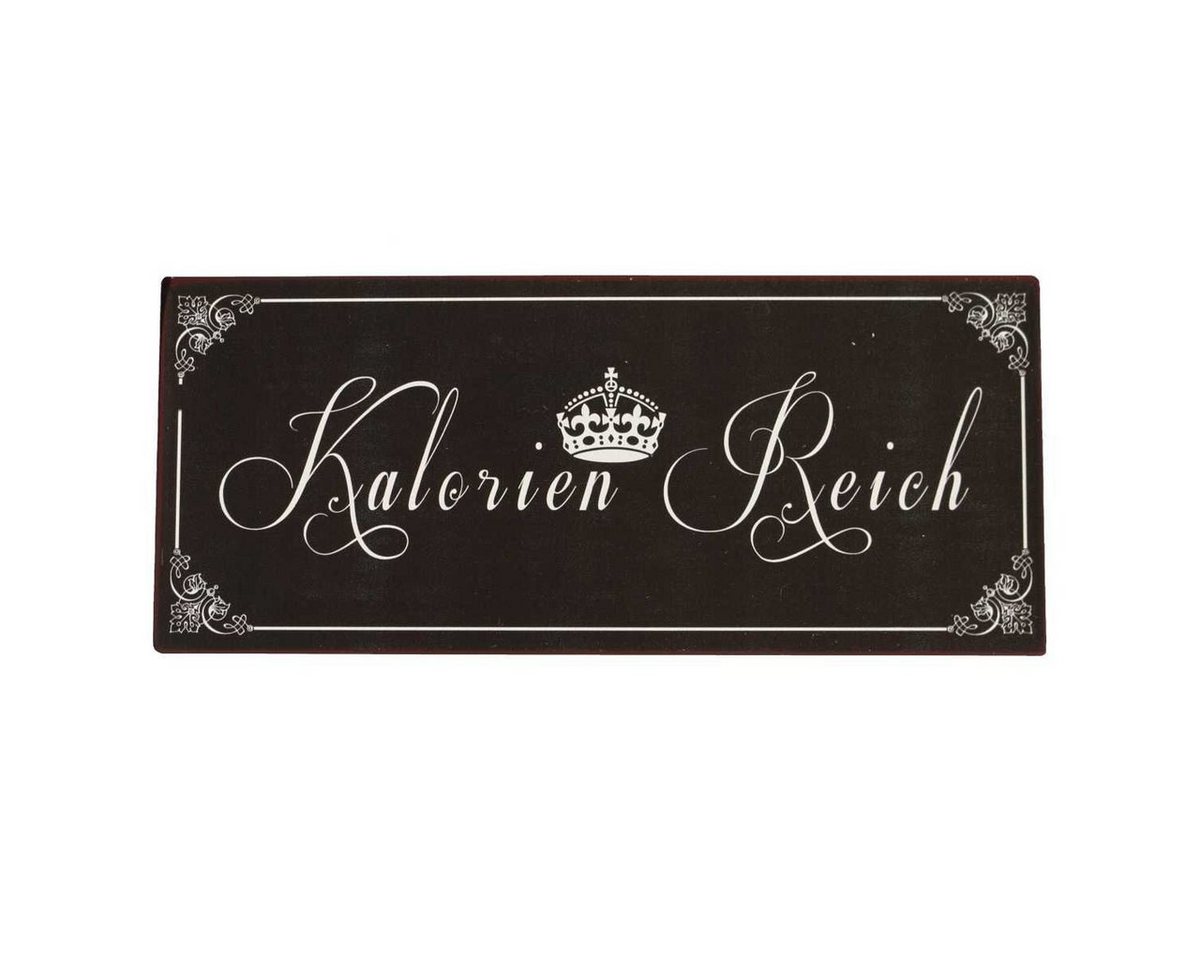 Lafinesse Metallschild LaFinesse - Kalorien Reich Metallschild, (Stück, 1 St) von Lafinesse