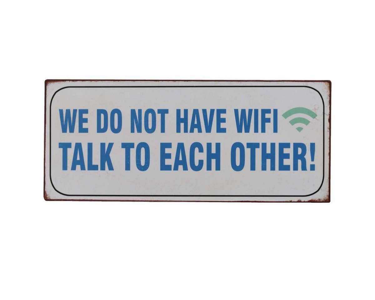Lafinesse Metallschild LaFinesse - We do not have WIFI Metallschild, (Stück, 1 St) von Lafinesse