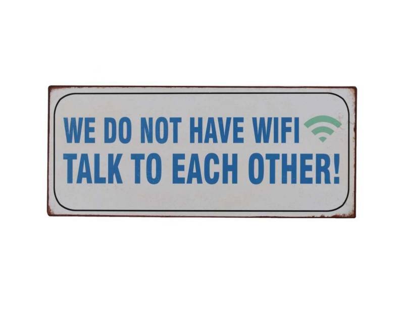 Lafinesse Metallschild LaFinesse - We do not have WIFI Metallschild, (Stück, 1 St) von Lafinesse