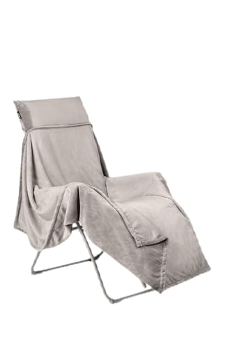 LAFUMA MOBILIER Fleece-Decke FLOCON, Für LAFUMA Relax Liegestühle, 180x170 cm, Farbe: Inuit, LFM5040-9282 von Lafuma Mobilier