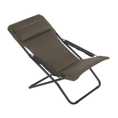 Lafuma Liegestuhl, Klappbar und verstellbar, Transabed, Air Comfort, Taupe, LFM2865-7057 von Lafuma Mobilier