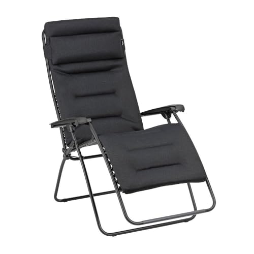 Lafuma Mobilier - Gepolsterter Relaxsessel Zero Gravity RSX Clip XL - Klappbarer Liegestuhl für Garten und Innenbereich - Strapazierfähiges AirComfort®-Gewebe - Mehrpositionenliege XL, Komfortabel von Lafuma Mobilier