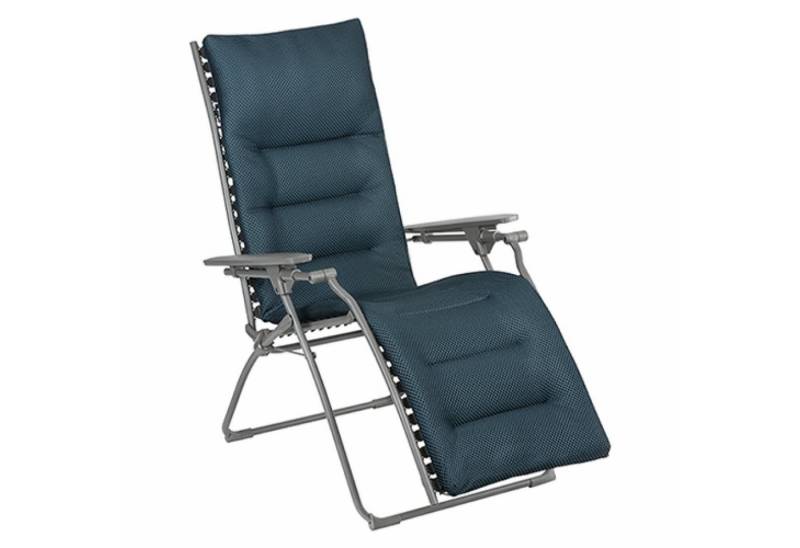 Lafuma Gartenlounge-Sessel Lafuma Evolution BeComfort® Relaxliege Bleu Encre Sonnenliege von Lafuma