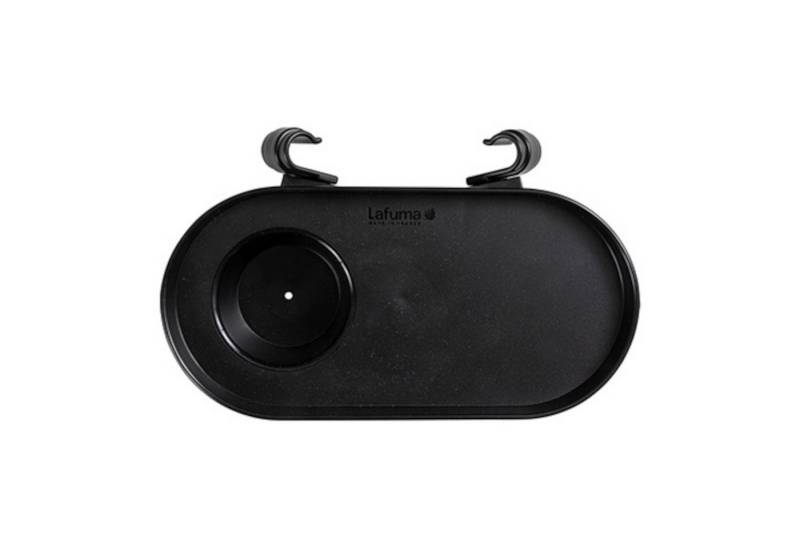 Lafuma Gartenlounge-Sessel Lafuma Getränkehalter PORTE GOBELET black noir Cup Holder von Lafuma