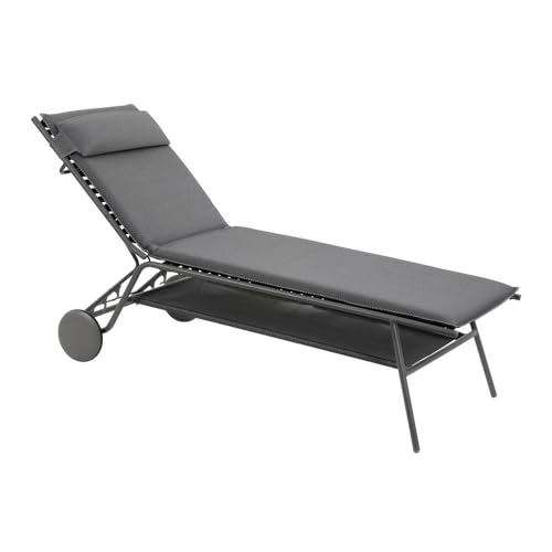 Lafuma Miami II Haut BeComfort® Duo Sonnenliege Silver LFM5174.8901 von Lafuma