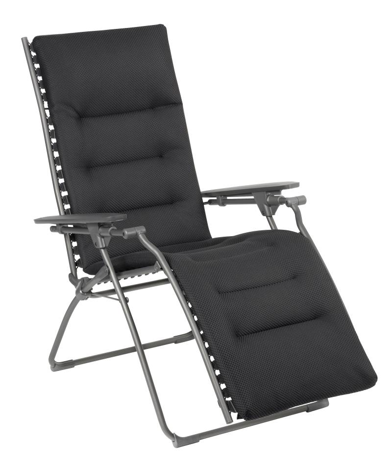 Lafuma Relaxliege EVOLUTION BE COMFORT in Gestell dunkelgrau, Bezug dunkelgrau von Lafuma