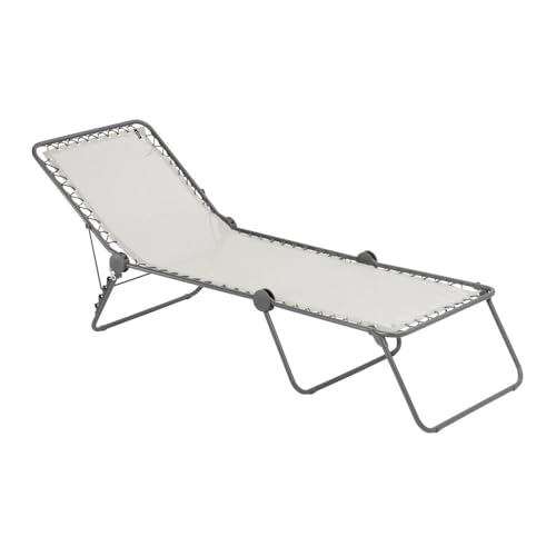 Lafuma Mobilier Siesta L Sonnenliege, Batyline, Seigle II, 201x70x35.5 cm von Lafuma Mobilier