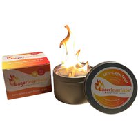 Lagerfeuerliebe® Mini-Lagerfeuer To Go | Bis Zu 2 Std. Brenndauer Wiederverwendbar, Leicht & Sicher Ø 7 cm Perfekt Als Geschenk von Lagerfeuerliebe