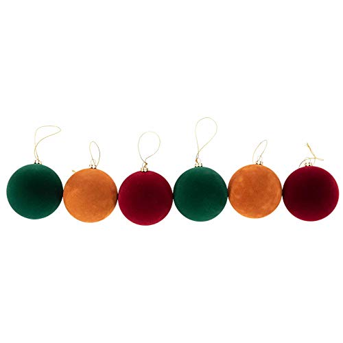 Weihnachtskübel Velvet 6-Pack Ø8CM von Lagerhaus