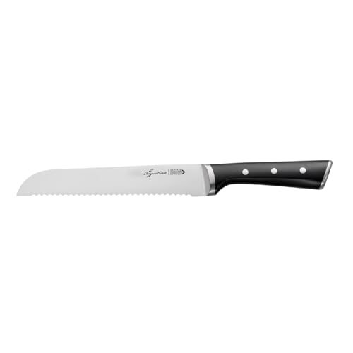 Lagostina Iceforce Brotmesser 20 cm aus Edelstahl mit gekühlter Klinge, ideales Küchenmesser zum Schneiden jeder Art von Brot, korrosionsbeständig Lagostina Iceforce Brotmesser 20 cm aus Edelstahl mit gekühlter Klinge, ideales Küchenmesser zum Schneiden jeder Art von Brot, korrosionsbeständig von Lagostina