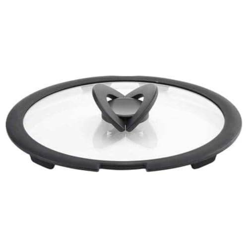 Lagostina Ingenio Induction Glasdeckel, Schwarz/Transparent, 26 cm von Lagostina