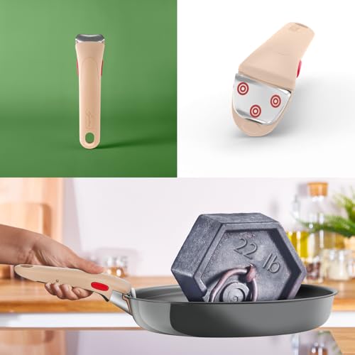 Lagostina Ingenio Vivissima, abnehmbarer Griff, belastbar bis 10 kg, sichere 3-Punkt-Befestigung, ergonomisches Design, Farbe Beige Lagostina Ingenio Vivissima, abnehmbarer Griff, belastbar bis 10 kg, sichere 3-Punkt-Befestigung, ergonomisches Design, Farbe Beige von Lagostina