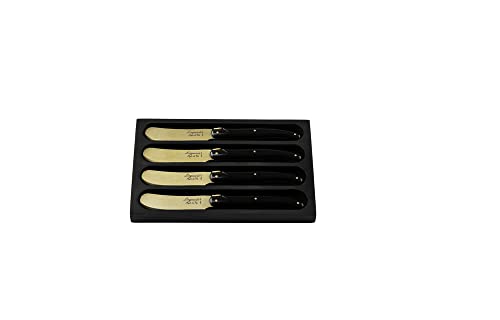 Laguiole Style de Vie Buttermesser Prestige Line, 4-teilig, Golden von Laguiole Style de Vie