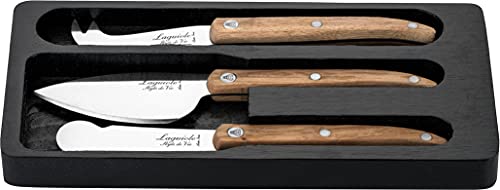 Laguiole Style de Vie Käsemesser-Set Innovation Line, 3-teilig, Eichenholz von Laguiole Style de Vie