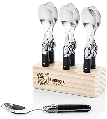 Laguiole Style de Vie Kaffeelöffel, Premium Line, 6-teilig von Laguiole Style de Vie