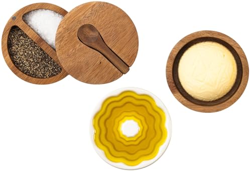 Style de Vie Olivenölschale dipschalen, saucenschalen, 3-telige set von Laguiole Style de Vie