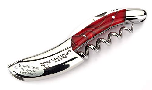 Laguiole en Aubrac Kellnermesser Sommelierbesteck SOM99WRI Griffschalen Acrylglas Marsh Mallow rot, Edelstahl glänzend Laguiole en Aubrac Kellnermesser Sommelierbesteck SOM99WRI Griffschalen Acrylglas Marsh Mallow rot, Edelstahl glänzend von LAGUIOLE EN AUBRAC L