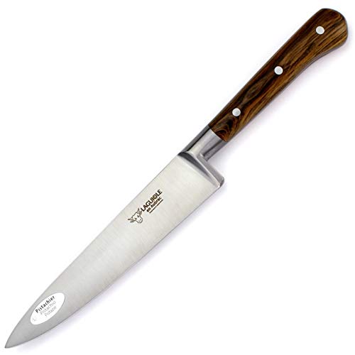 Laguiole en Aubrac Küchenmesser Gemüsemesser - Klinge 15 cm - Griff Pistazie Pistazienholz - Geschmiedete Qualität von LAGUIOLE EN AUBRAC L