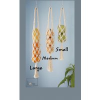 Makramee-Obst - Und Gemüsehängetasche Boho-Küchenaufbewahrung von LahaCorner