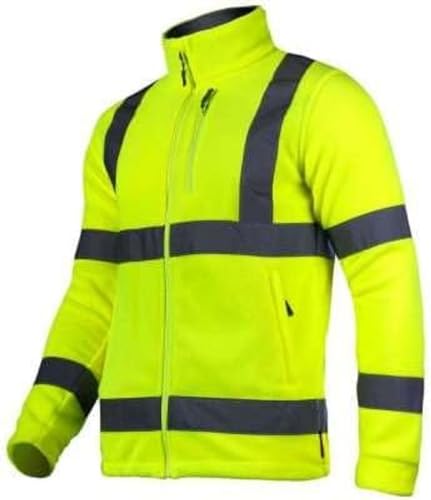 LAHTI PRO L4010906 Warnschutz-/FleeJacke Arbeitsjacke EN ISO 13688/EN ISO 20471-GELB, Größe, Gelb, 3XL/60 von Lahti PRO