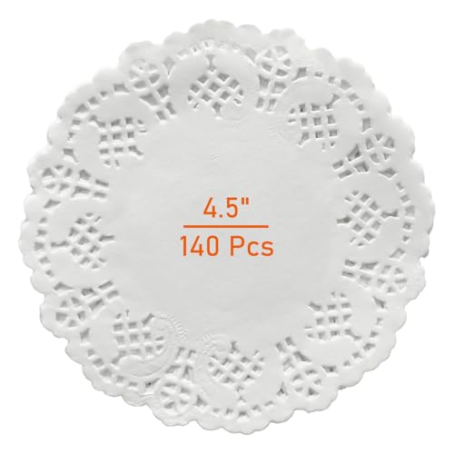 Deckchen Spitzenpapier 140 Stück Rund Tortenspitze Papier Spitzendeckchen Spitze Papierdeckchen Tassenuntersetzer Kuchen Verpackung Pad für Hochzeiten Geburtstagsfeier Geschirrdekoration 11.2x11.2 cm Deckchen Spitzenpapier 140 Stück Rund Tortenspitze Papier Spitzendeckchen Spitze Papierdeckchen Tassenuntersetzer Kuchen Verpackung Pad für Hochzeiten Geburtstagsfeier Geschirrdekoration 11.2x11.2 cm von Lahviuu